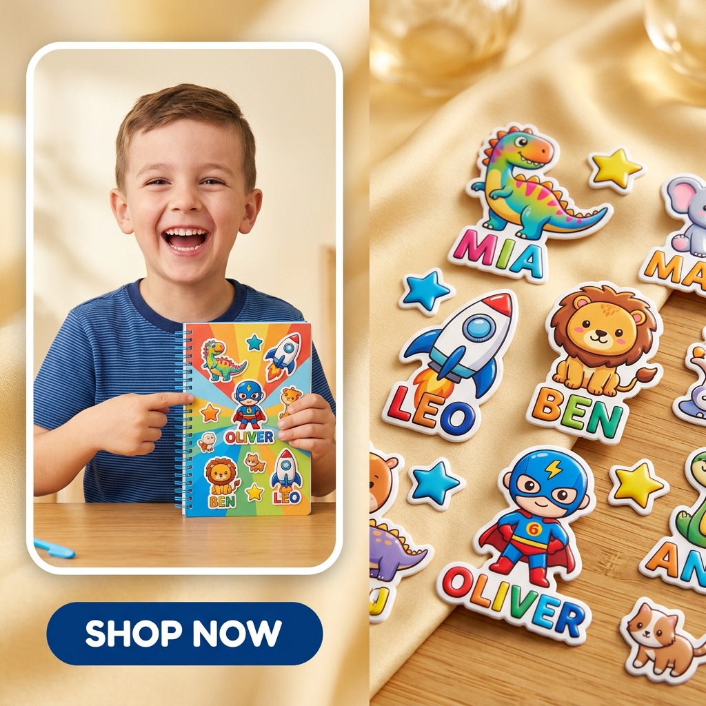 3D Embossed Stickers